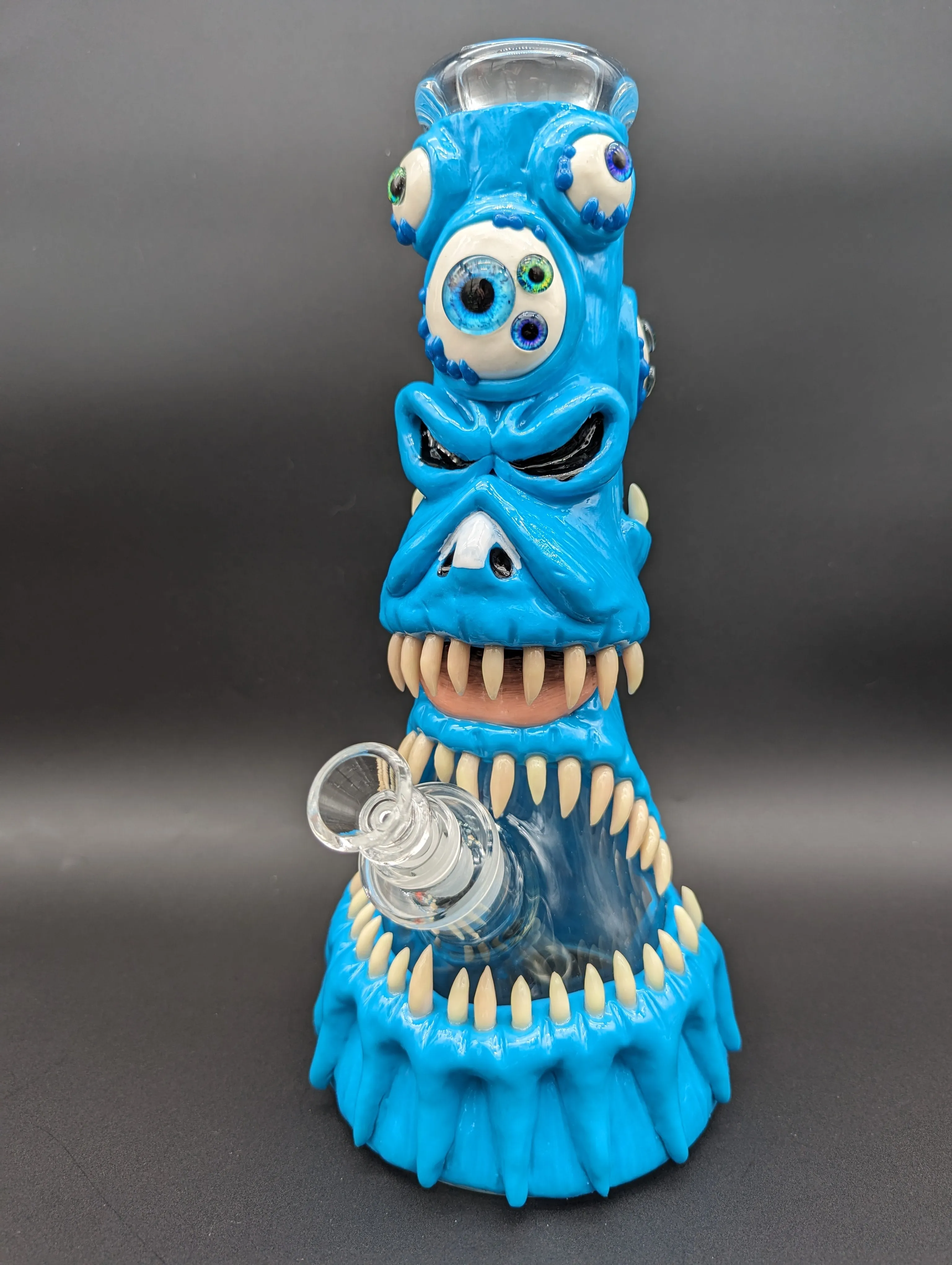 13 Monster Mouth 3D Beaker Bong 7mm