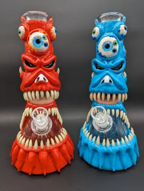 13 Monster Mouth 3D Beaker Bong 7mm