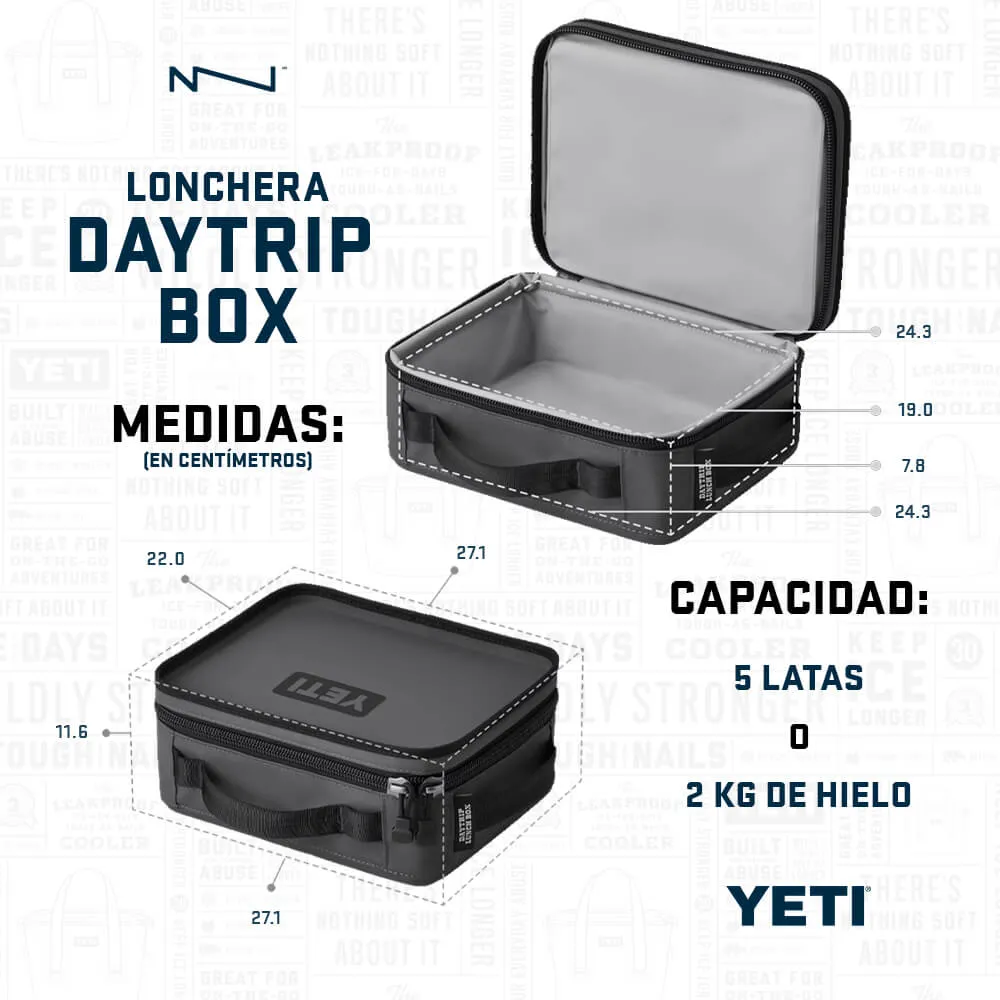 18060131011 LONCHERA DAYTRIP BOX CHARCOAL MARCA YETI