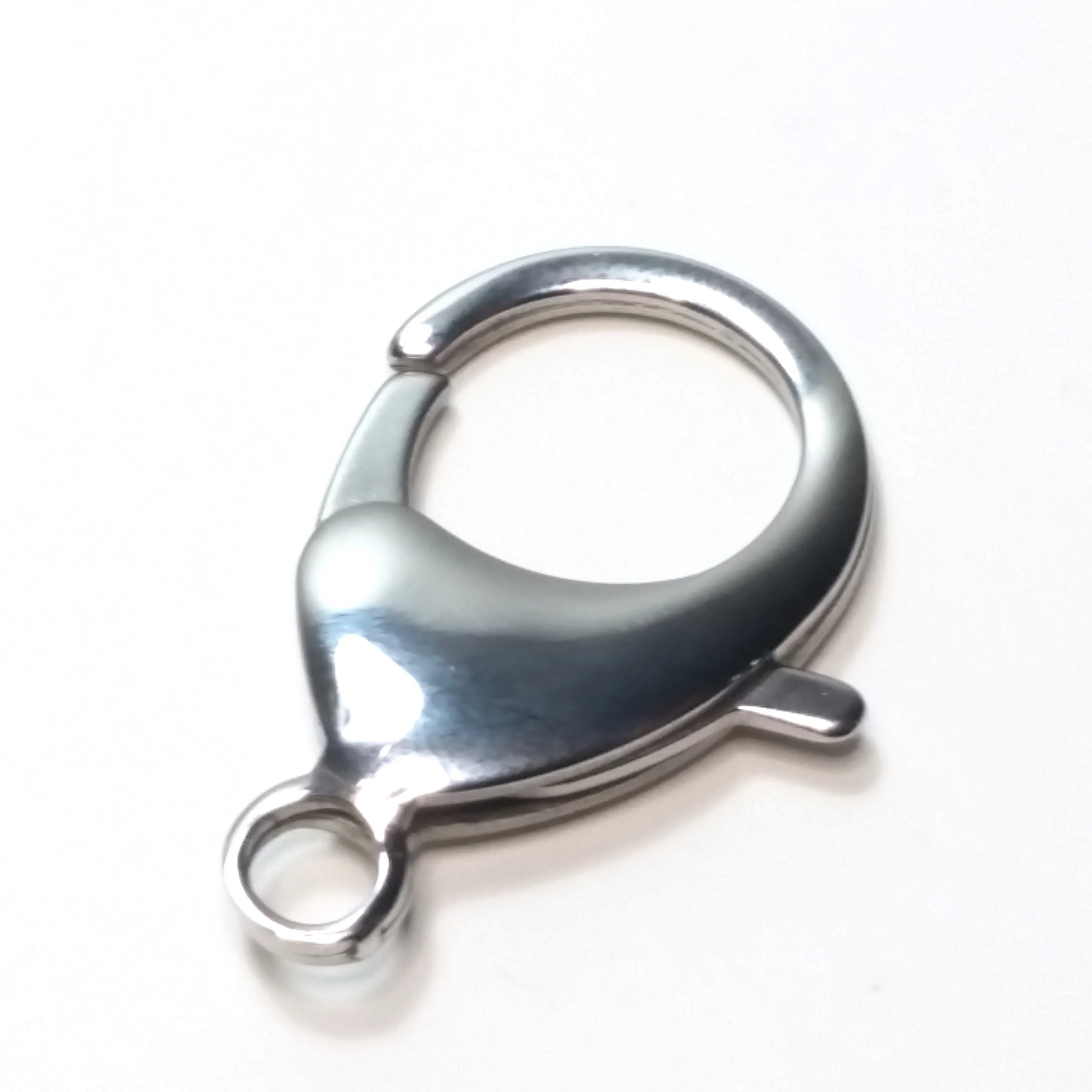 33mm Lobster Clasps, Stainless Steel, Lot Size 5 Clasps