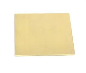 4 Raw Brass Square Blanks (50x50x0.80 Mm) D0285--c105