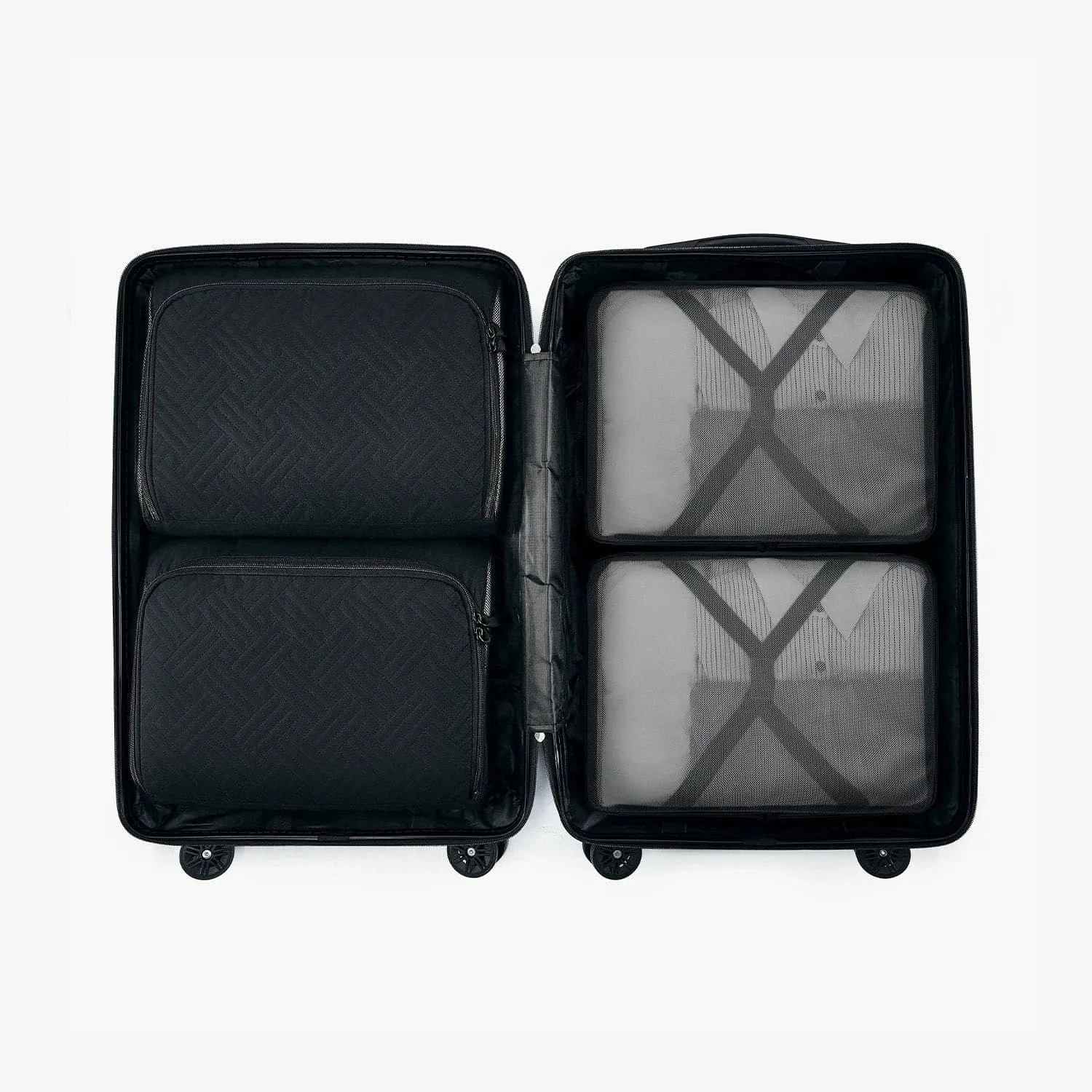 6 PCS Quilted Packing Cubes for Suitcases