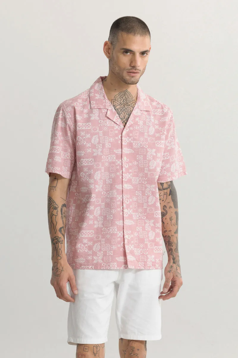 Acacia Pink Seersucker Shirt