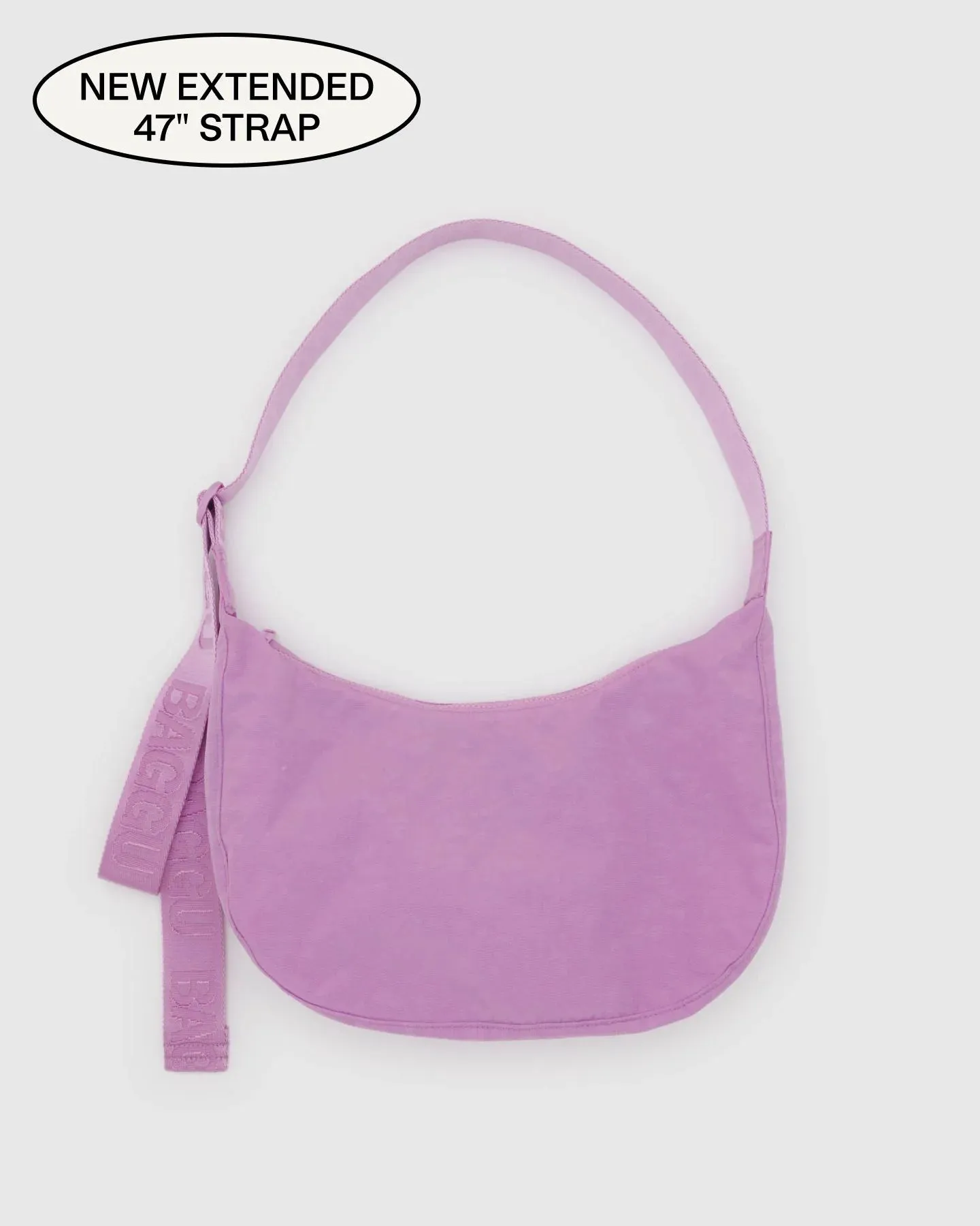 Baggu - Medium Nylon Crescent Bag | Peony