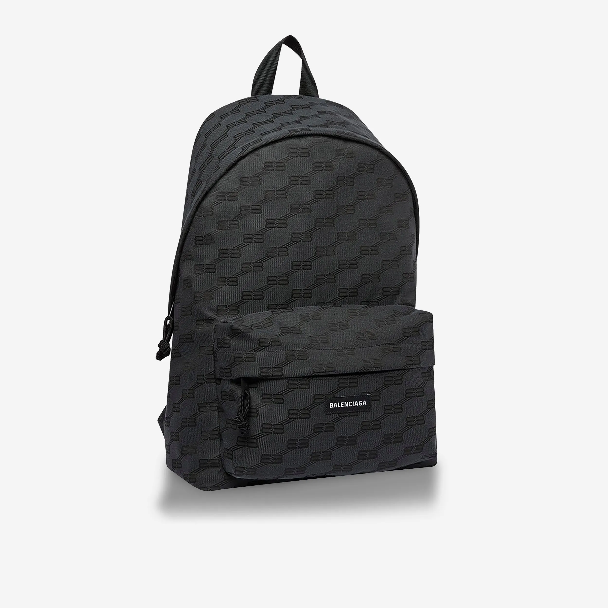 Balenciaga BB Monogram Jacquard Canvas Backpack