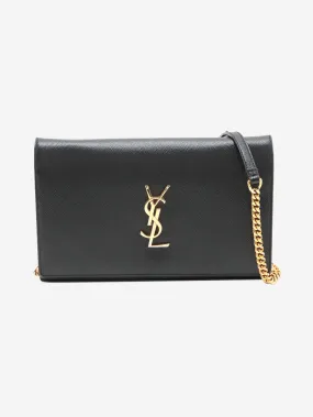 Black Cassandre wallet on chain bag