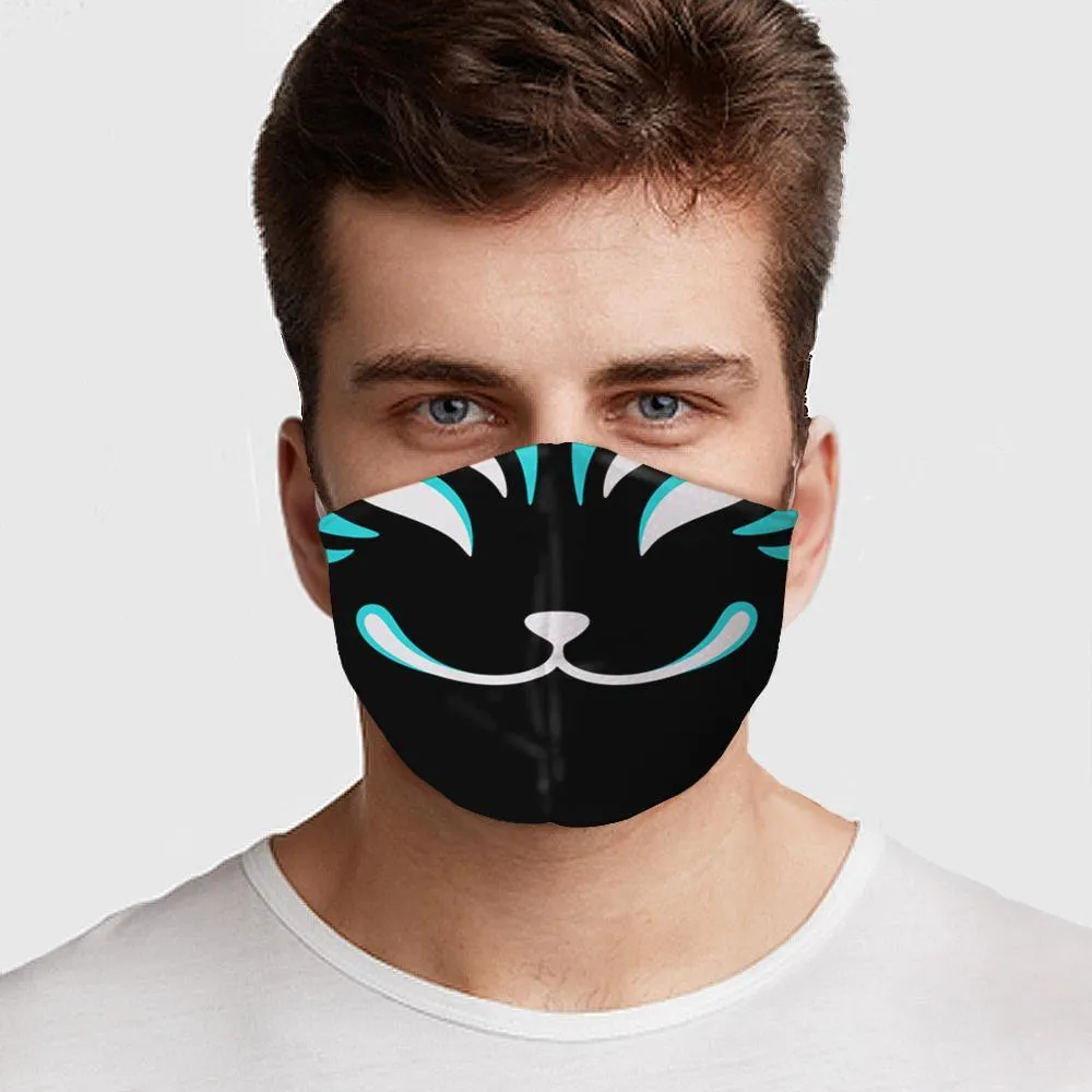 Black Kitsune Face Cover