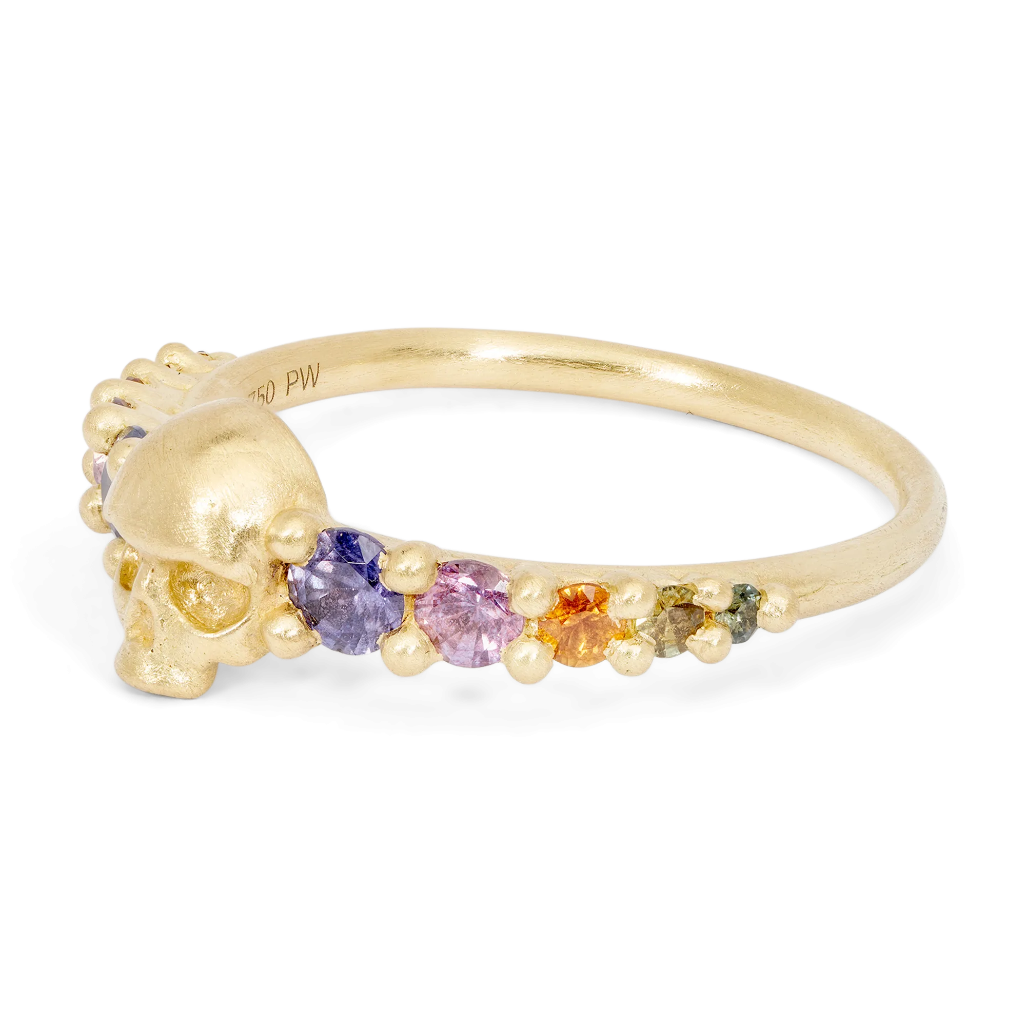 Blossom Crush Love Dusk Skull Ring - Size 7.5 - 11703