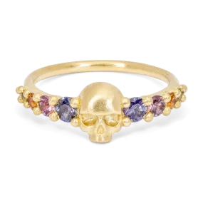 Blossom Crush Love Dusk Skull Ring - Size 7.5 - 11703