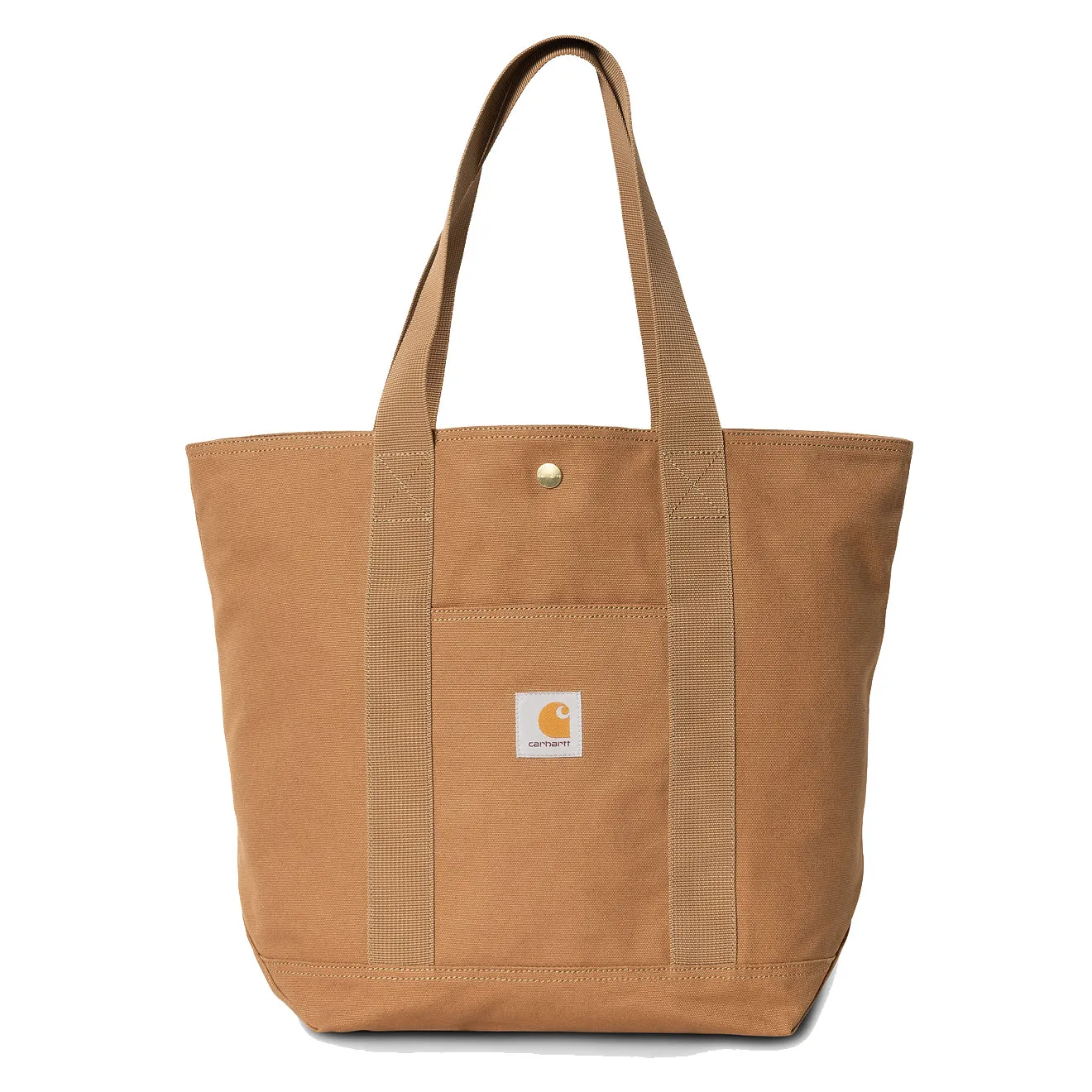 Carhartt WIP Canvas Tote Hamilton Brown Rinsed