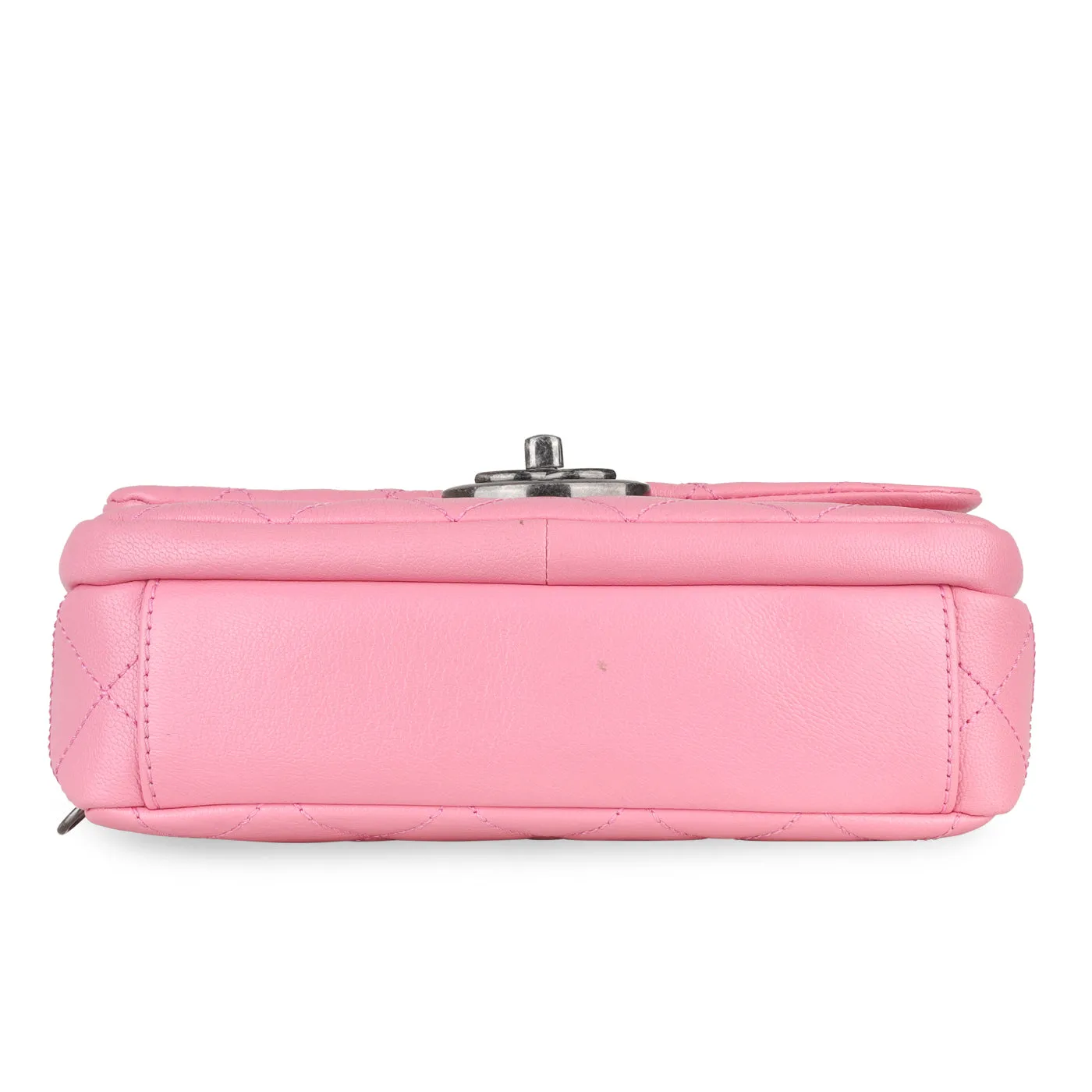 Chanel Double Carry Flap Bag - Pink