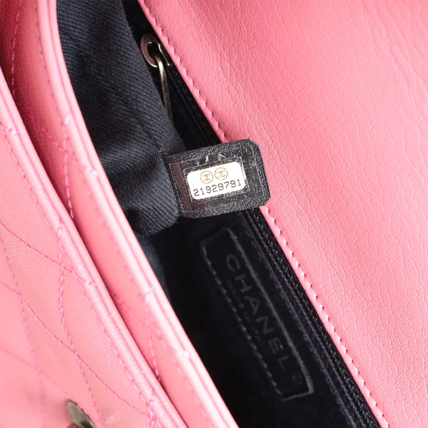 Chanel Double Carry Flap Bag - Pink