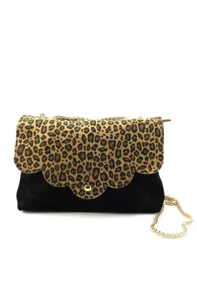 FIORELLA SUEDE CHAIN BAG MICRO LEO