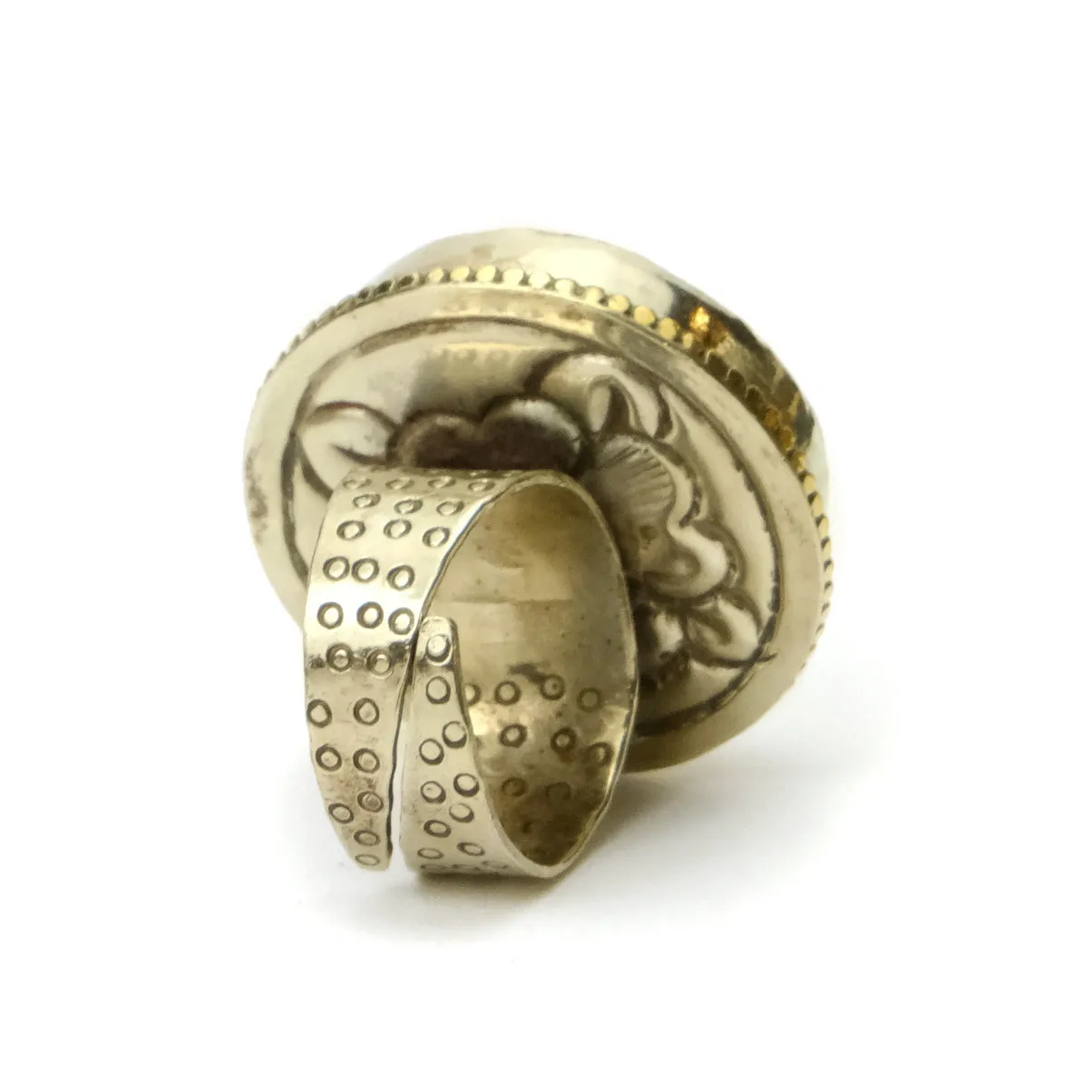 Full Moon Bone Ring # 36