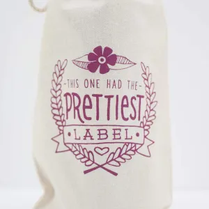 funny wine gift bag, easy wine gift, prettiest label, easy birthday gift idea