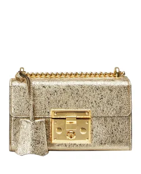 Gucci Padlock Small Metallic Shoulder Bag