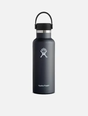 Hydro Flask 18oz Standard Mouth Bottle Black