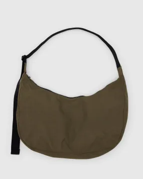 Large Nylon Crescent Bag - Seaweed