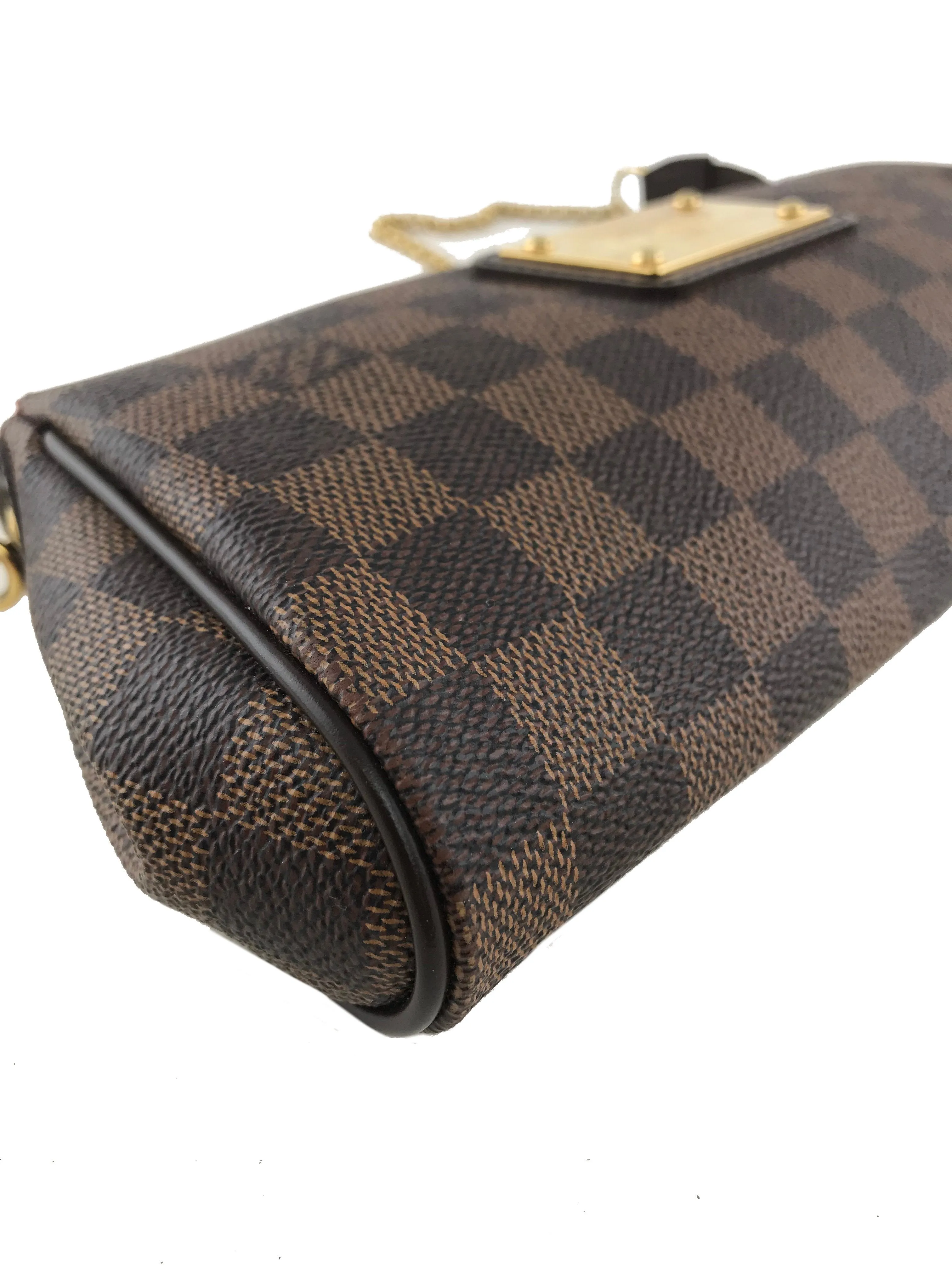 Louis Vuitton Damier Ebene Canvas Eva Clutch