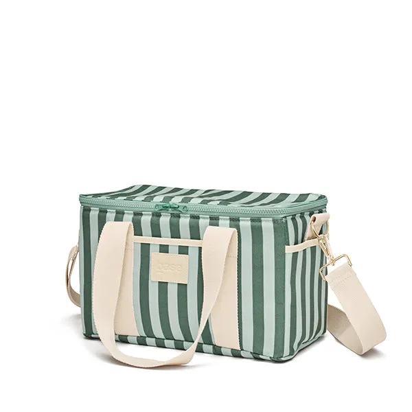 Midi Base Cooler - Dusty Mint / Forest Stripe