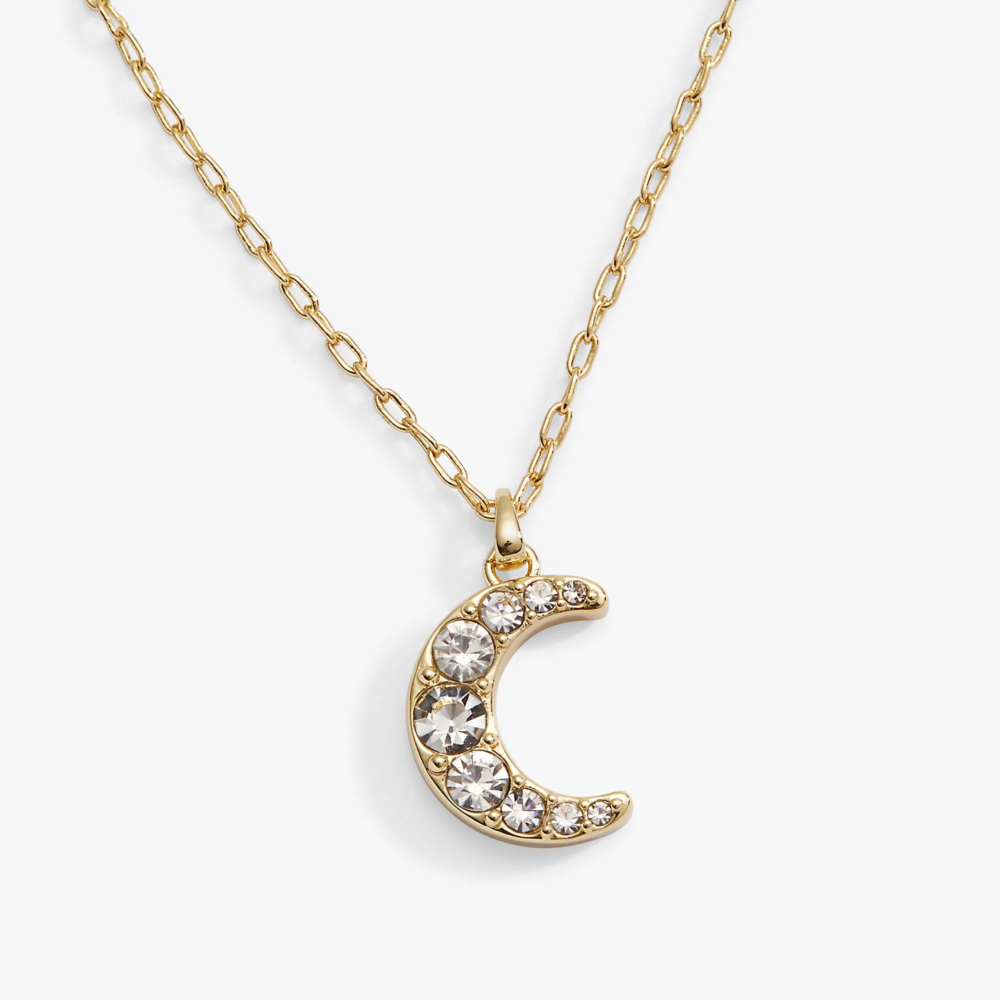 Moon and Crystal Necklace