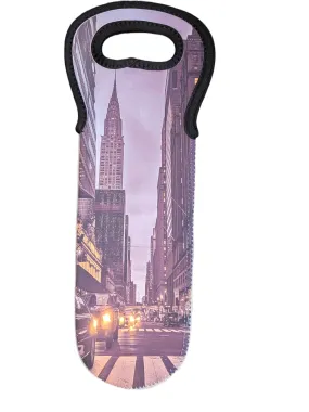 New York City Wine Bag and Wine Stopper Set