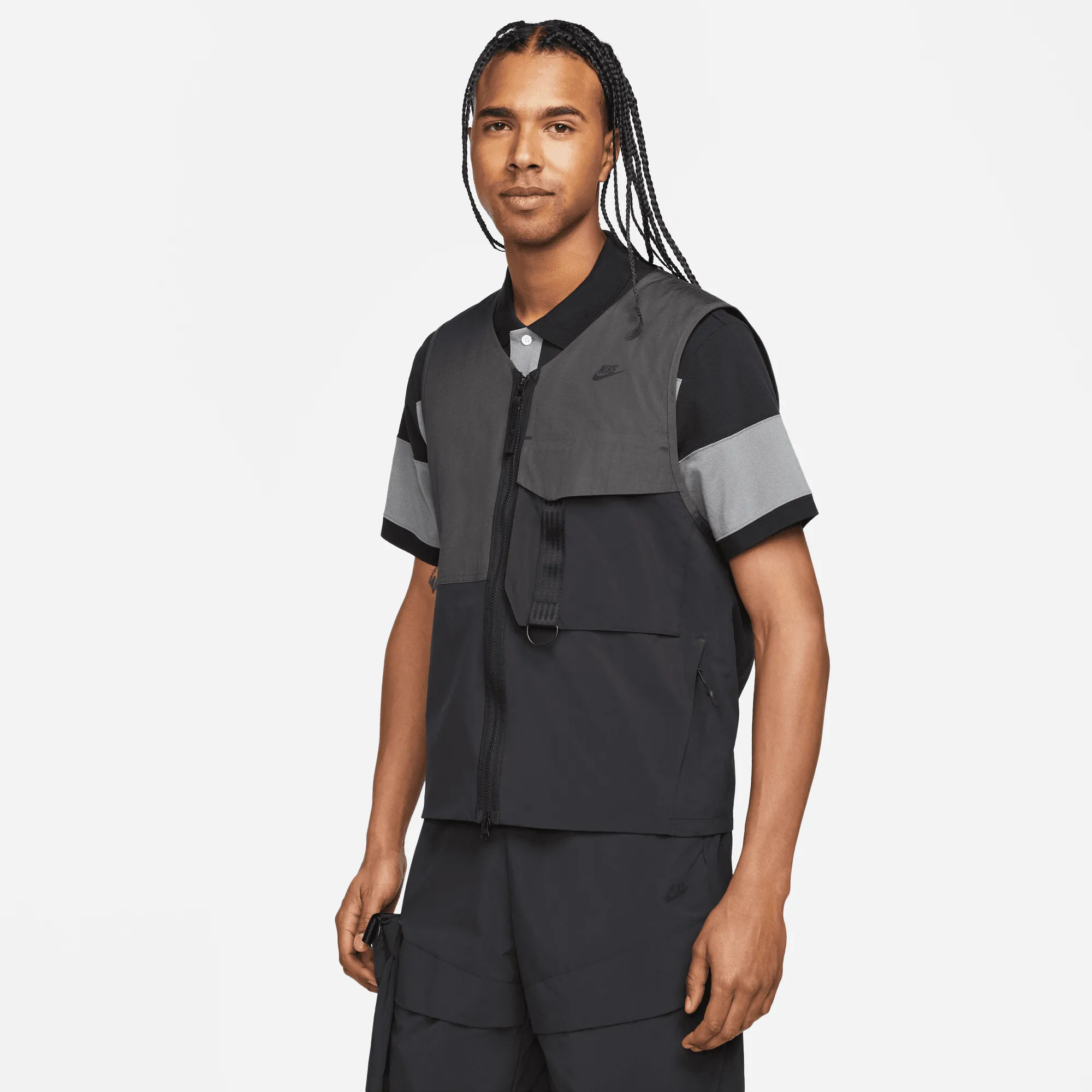 Nike Mens Sportswear Tech Pack Unlined Vest Black