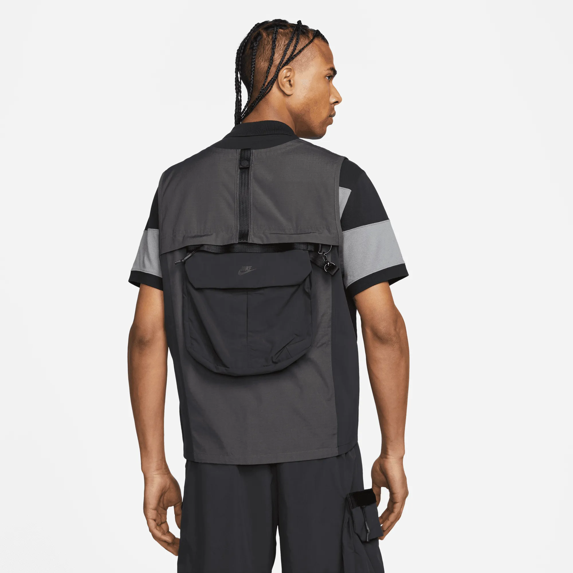 Nike Mens Sportswear Tech Pack Unlined Vest Black