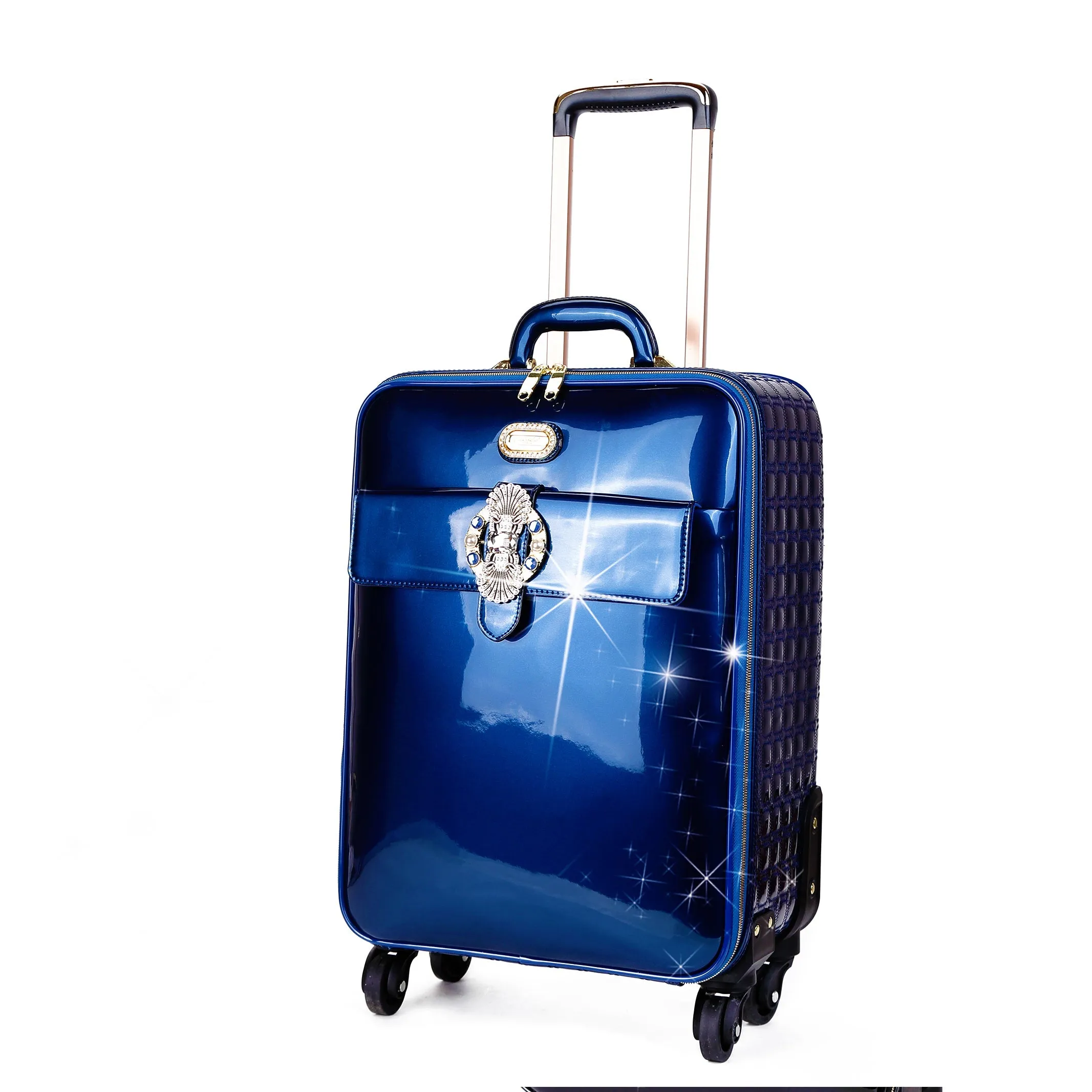 Queen's Crown Suitcase Getaway Travel Luggage Spinner Wheels