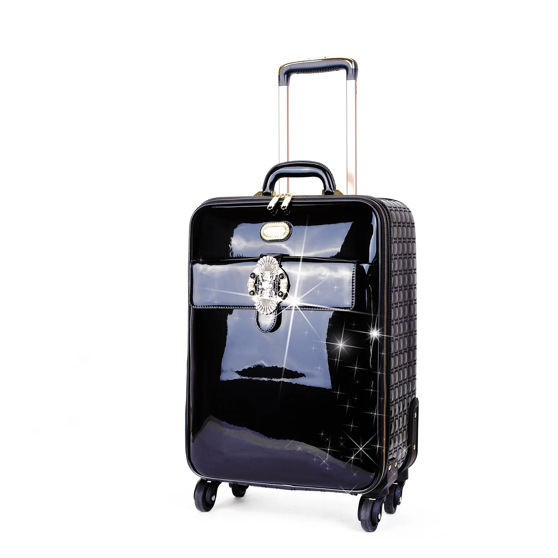 Queen's Crown Suitcase Getaway Travel Luggage Spinner Wheels