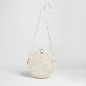 Santorini Round Basket Bag