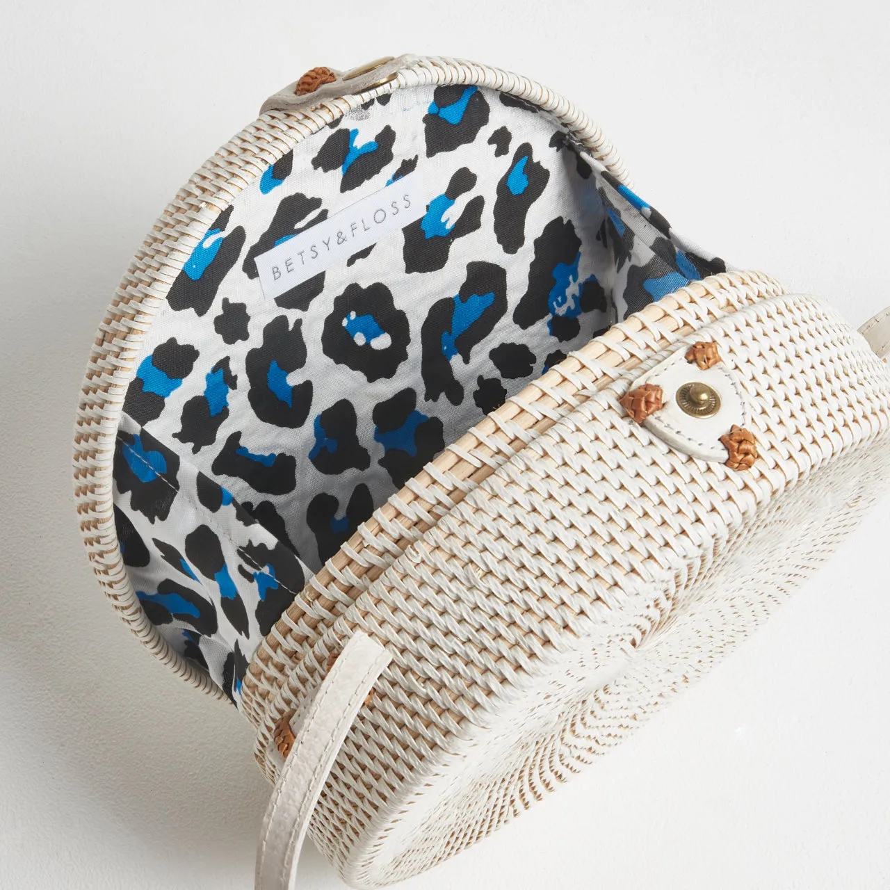 Santorini Round Basket Bag