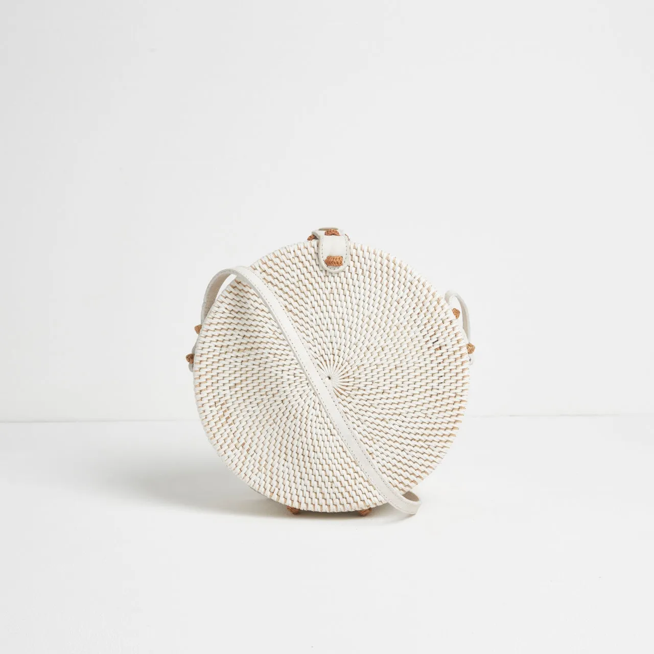 Santorini Round Basket Bag