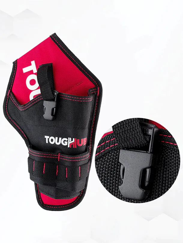 ToughHub Drill Holster Tool Pouch with Bits Holder