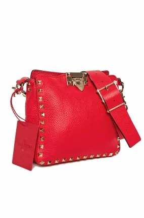 Valentino Rockstud Mini Hobo Crossbody