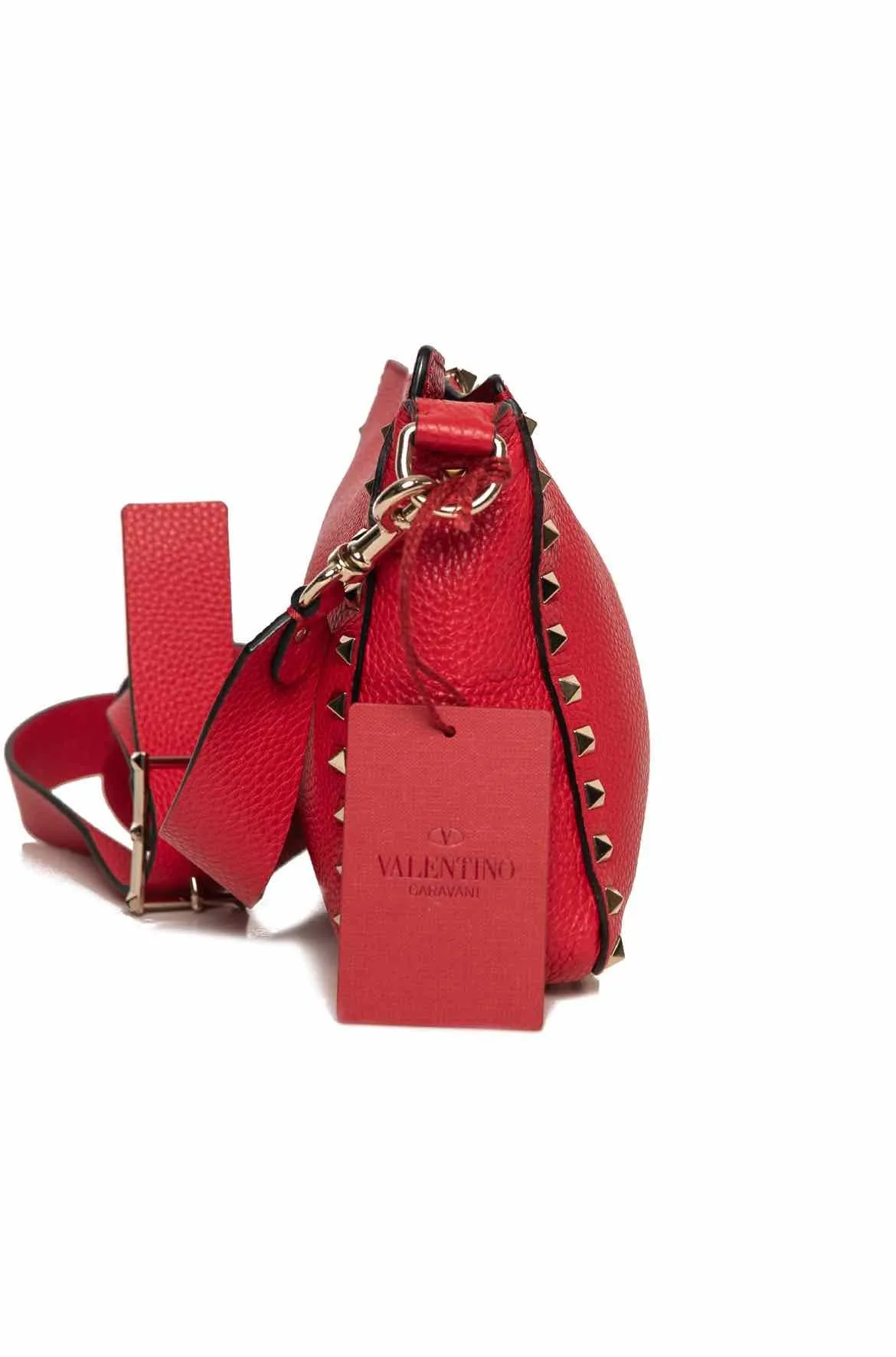 Valentino Rockstud Mini Hobo Crossbody