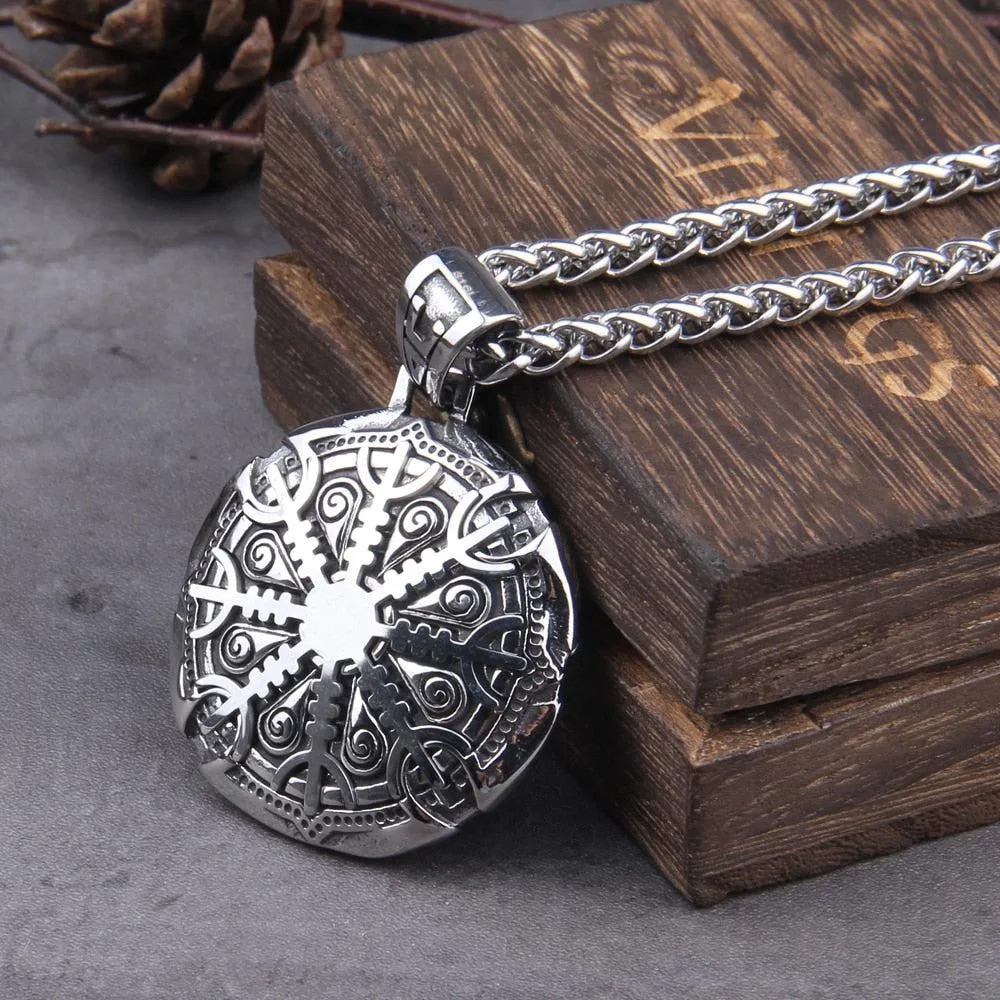 Viking Necklace Interchangeable Vegvisir